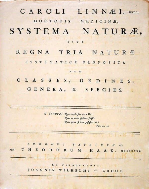 Systema naturae