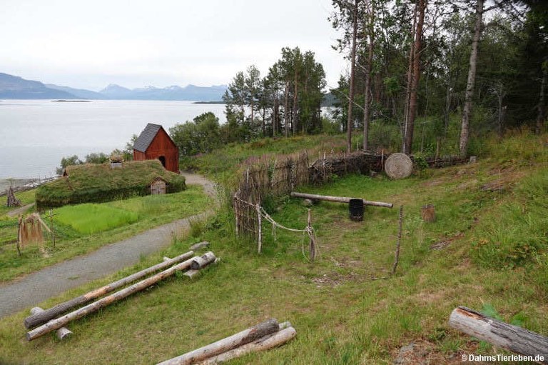 Blick auf Trondenes Middelaldergård